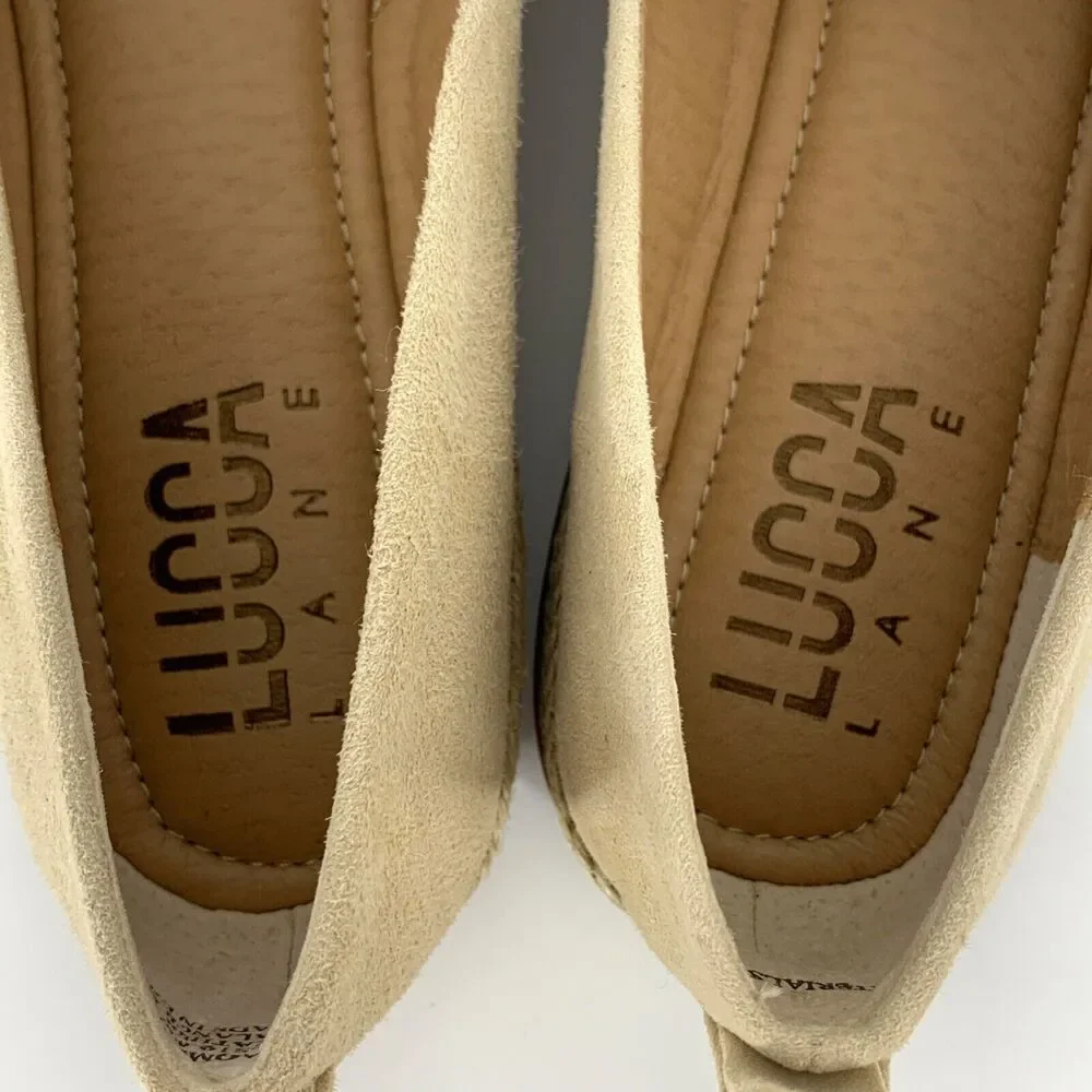 NEW Lucca Lane Naomi Casual Espadrille Flats Women's Shoes Size 7-½ M